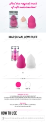 Mút Đánh Kem Nền Too Cool for School Marshmallow Puff Pink Hồng