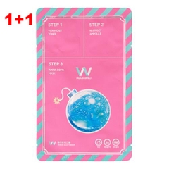 Mặt Nạ Cấp Nước Da Căng Bóng Mịn 3 Bước Wonjin Effect Water Bomb Mask