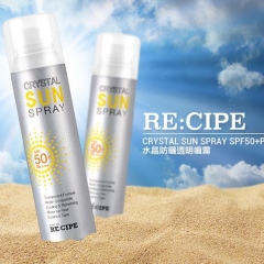 Xịt Chống Nắng Bảo Vệ Da Chống Nước Recipe Crystal Sun Spray SPF50+PA+++