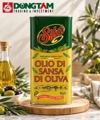 Dầu Oliu Pomace hiệu Sita - Italia - 5 lít x 4 can sắt / thùng