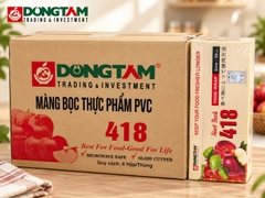 Màng bọc thực phẩm PVC Start Back Táo 418 - 30cm x 250m x 6 hộp/ thùng