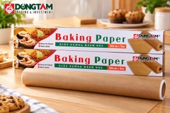 Giấy nướng bánh nâu  30cm x 5m x 24 hộp/ thùng