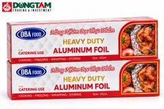Màng nhôm bọc thực phẩm OBA - 45 cm x 5kg x 4 hộp / thùng