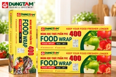 Màng bọc thực phẩm Food Wrap 400 Vàng - 30cm x 200m x 6 hộp/ thùng