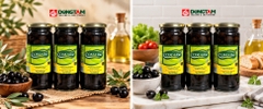 Quả Olive đen tách hạt - hiệu Comaro - 435g x 12 lọ / thùng