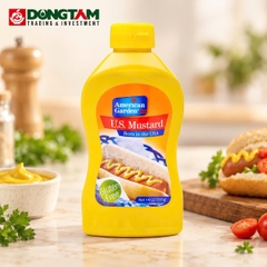 Mù tạt vàng - hiệu American Garden - 397gr x 12 chai / thùng