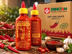 Tương ớt Sarachi Đỏ - hiệu Nang Fah - 450 ml x 12 chai / thùng