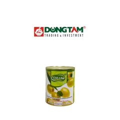 Quả Oliu xanh tách hạt - hiệu Comaro - 3,1kg x 6 lon /thùng