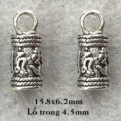 Bịt đầu dây làm khóa vòng tay hoặc dây cổ thủ công handmade, DIY chất liệu hợp kim