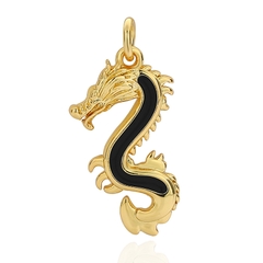Charm treo hình con rồng xanh dương đậm