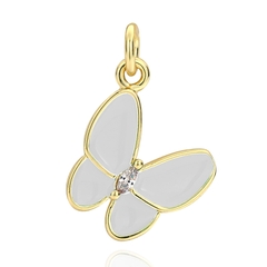 Charm treo hình con bướm đính đá
  xanh dương đậm