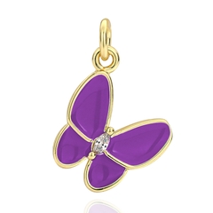 Charm treo hình con bướm đính đá
  xanh dương đậm