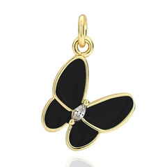 Charm treo hình con bướm đính đá
  xanh dương đậm