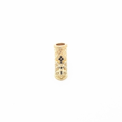 Charm khủy tay hợp kim đính đá màu đen
