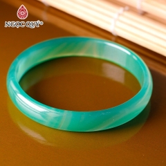 Vòng nguyên khối đá mã não bản bản hẹ 10mm - [Lô C0600 - Bản C]
