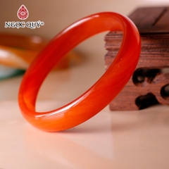 Vòng nguyên khối đá mã não bản bản hẹ 10mm - [Lô C0600 - Bản C]