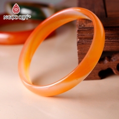 Vòng nguyên khối đá mã não bản bản hẹ 10mm - [Lô C0600 - Bản C]