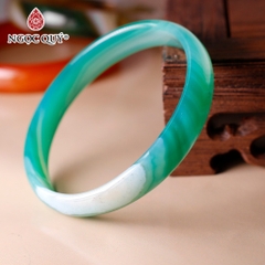 Vòng nguyên khối đá mã não bản bản hẹ 10mm - [Lô C0600 - Bản C]