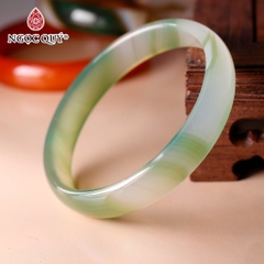 Vòng nguyên khối đá mã não bản bản hẹ 10mm - [Lô C0600 - Bản C]
