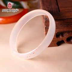 Vòng nguyên khối đá mã não bản bản hẹ 10mm - [Lô C0600 - Bản C]