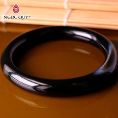 Vòng nguyên khối đá Chalcedony mã não bản 10mm - [Lô C0601 - Bản C]