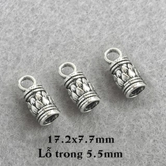 Bịt đầu dây làm khóa vòng tay hoặc dây cổ thủ công handmade, DIY chất liệu hợp kim