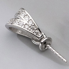 Khoen bạc đính đá