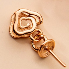 Charm bạc khoen móc mặt dây chuyền