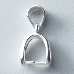 Charm bạc khoen móc mặt dây chuyền