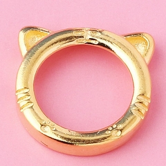 Charm bạc hình hổ