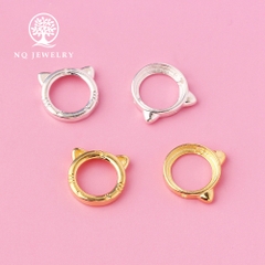 Charm bạc hình hổ