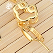 Khoen bạc móc mặt dây chuyền phật, tỳ hưu, hồ ly