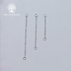 Charm bạc dây xích trang trí