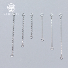 Charm bạc dây xích trang trí