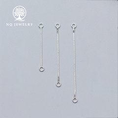 Charm bạc dây xích trang trí