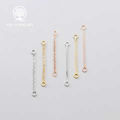 Charm bạc dây xích trang trí