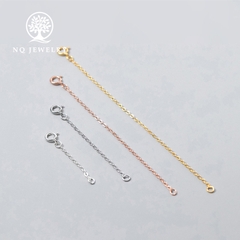 Charm bạc dây xích trang trí
