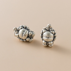 Charm bạc hình sư tử dễ thương treo