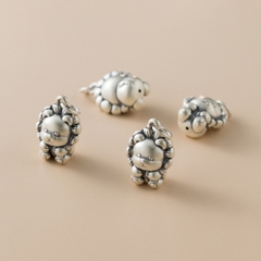Charm bạc hình sư tử dễ thương treo