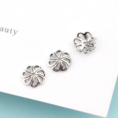 Charm bạc chụp hạt, bọc hạt họa tiết