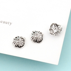 Charm bạc chụp hạt, bọc hạt họa tiết