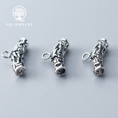 Charm bạc gắn charm treo