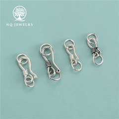 Charm bạc móc khóa kết vòng tay, dây chuỗi