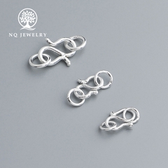 Charm bạc khóa chữ S