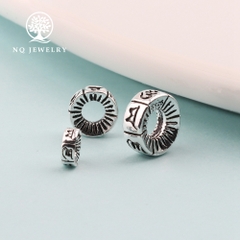 Charm bạc chặn hạt lục tự minh chú