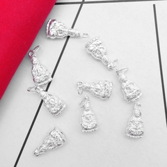 Charm bạc Quan Âm lớn treo