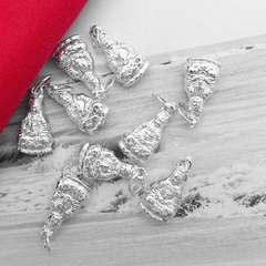 Charm bạc Quan Âm lớn treo