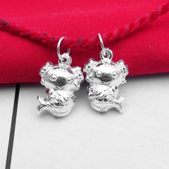 Charm bạc hình tiên cá treo