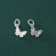 Charm bạc treo mặt dây chuyền hình bướm