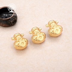 Charm ông thần tài bạc trắng